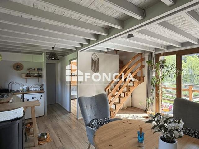 Coup de coeur pour ce chalet de 70 m2 avec sa belle vue degagee
