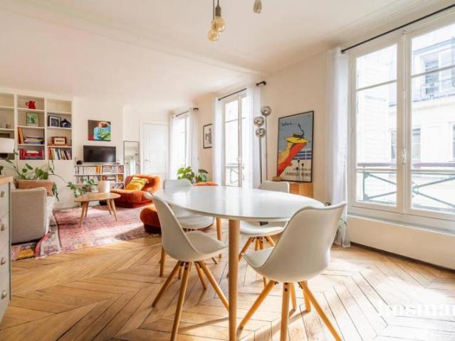 COUP DE COEUR Ravissant 2 pièces + bureau 54 m2 Rénové avec goût Au coeur du 9ème arrondissement Rue de la Grange Batelière