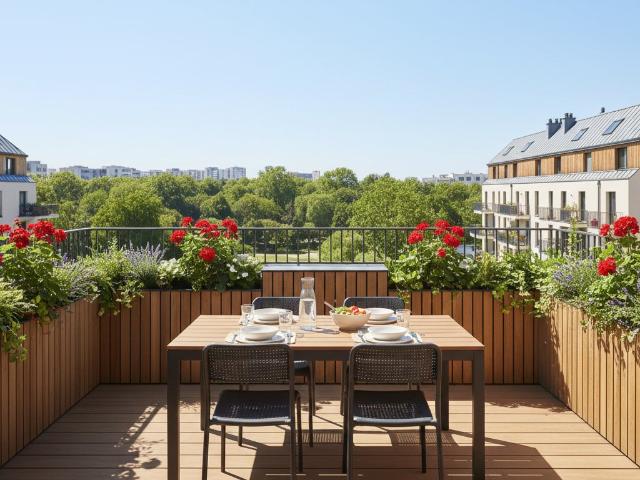 COURBEVOIE DUPLEX 5 PIÈCES D’EXCEPTION DE 106 m2 AVEC TOIT TERRASSE PRIVATIF RÉSIDENCE DE GRAND STANDING