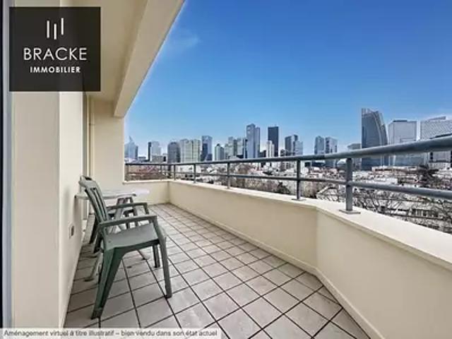 Courbevoie 92400 Achat / Vente appartement 4 pièces t4 terrasse cave