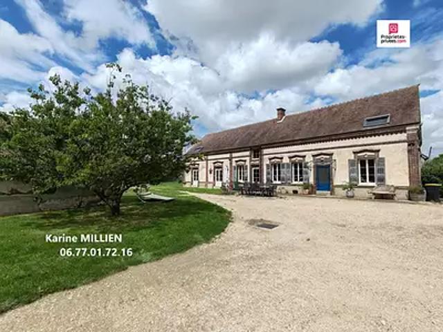 Courdemanche 27320 Achat / Vente maison 10 pièces t10 jardin cave