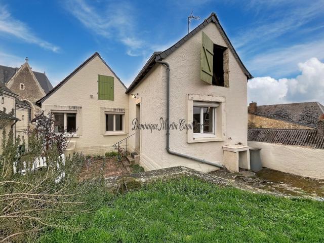 COURDEMANCHE 72 Maison de plain pied 59m² jardin garage cave