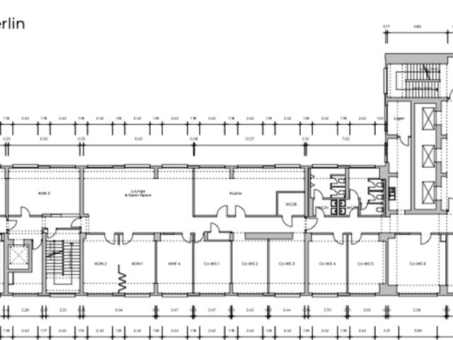 Coworking Offices, Meetingräume, Beobachtungseinheit, Testküche