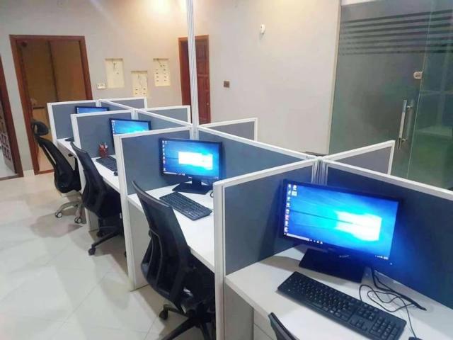 Coworking Space/ office rooms, workspace seats. Karachi Tariq Road ID 36271
