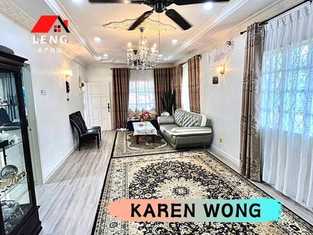 COZY DESIGN RENOVATED1 Storey SEMI DETACHED BANDAR PUTERI JAYA