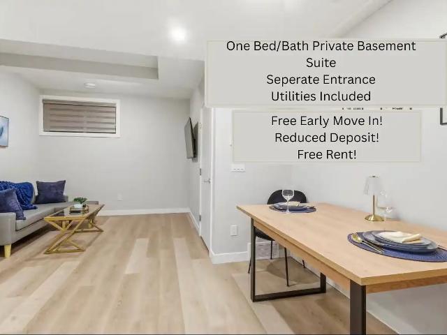Cozy Unfurnished 1 Bedroom 1 Bath Private Entrance Basement Suite in Killarney