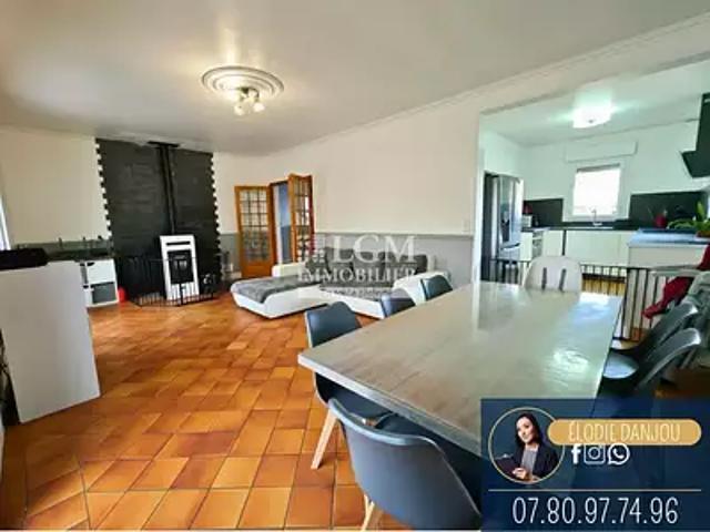 Cloyes les Trois Rivières 28220 Achat / Vente maison 7 pièces t7 jardin terrasse