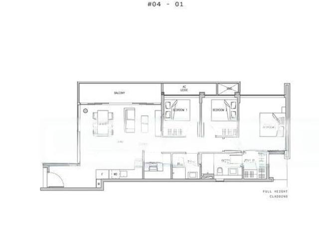 Claydence D15, Apartment