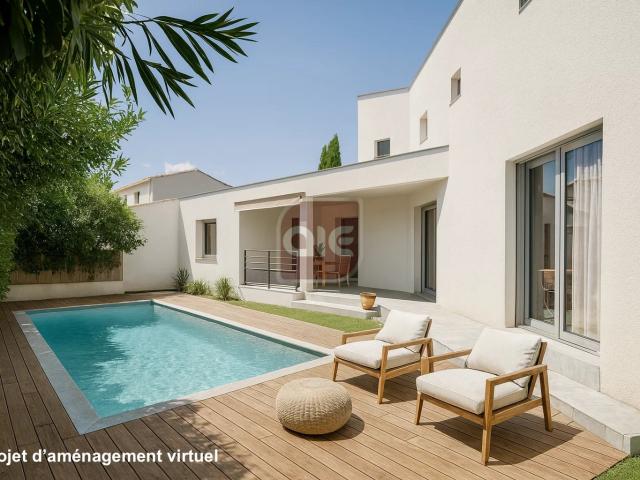 CLAPIERS VENTE VILLA T4 105 m2 sur une parcelle de 450 m2