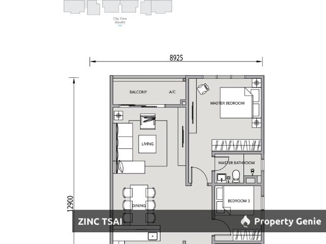 Clarita Tower @ Eco Sky {Save RM 60,000} 5 mins walk to MRT Kampung Batu Station