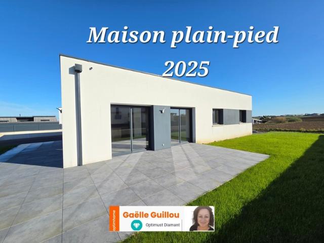 Cléder: Maison neuve de 2025 plain pied de 5 pièces 112m² Terrain de 634m²