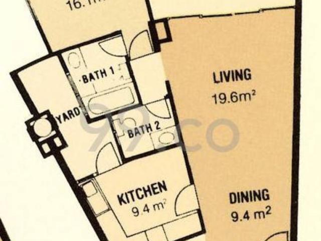 Clementi Park Condominium For Rent, $3,800, 2 Bed 2 Bath 1,076 sqft $3.53 psf
