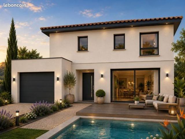 CLERMONT L'HÉRAULT – Villa contemporaine T5 de 120 m² avec garage sur terrain d'angle de 420 m²