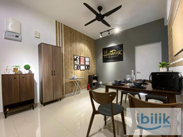 Click in now and be surprised! premium single room! 5mins covered link bridge to lrt!