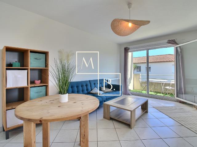 Croix d'Argent, T3 vendu meublé de 55 m2 habitable avec balcon, garage et cave
