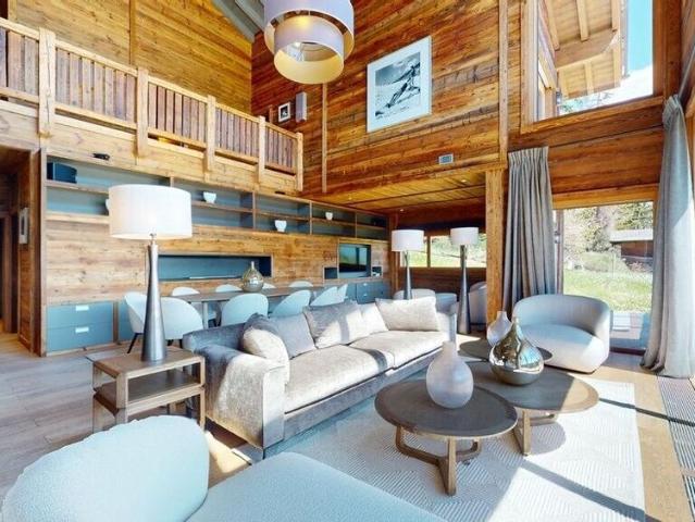 Crans Chalet de haut standing avec vue imprenable sur les Alpes