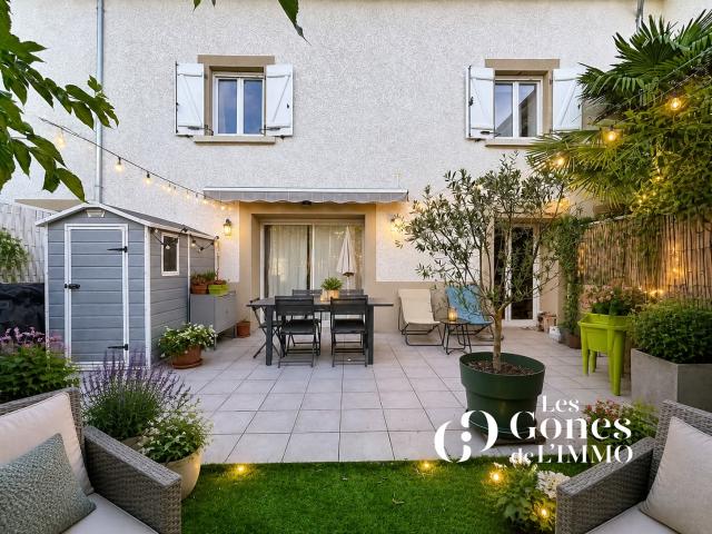 CRAPONNE Appartement T4 Duplex de 97 m2 Carrez + 21 m2 utiles Jardin, 2 parkings