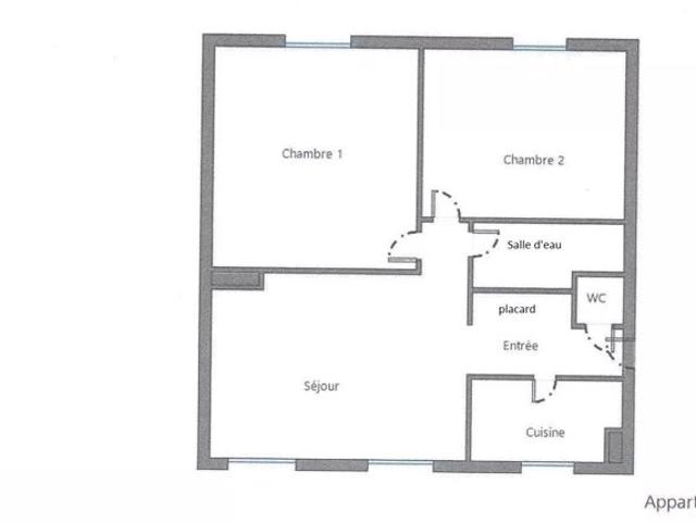 Appartement lumineux de 3 pièces à Créteil