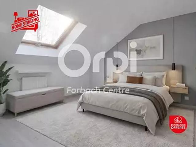 Creutzwald 57150 Achat / Vente appartement 4 pièces t4 au dernier étage terrasse