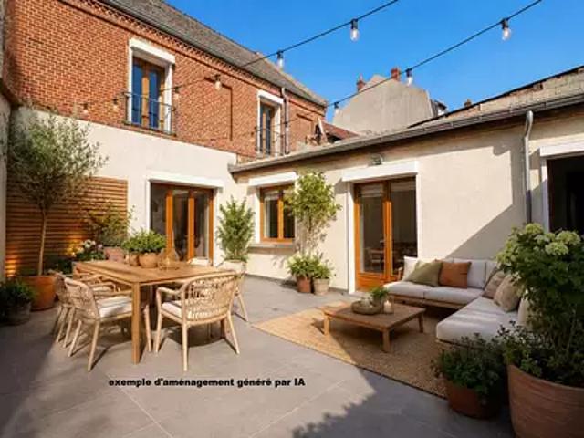 Crécy sur Serre 02270 Achat / Vente maison 6 pièces t6 terrasse cave