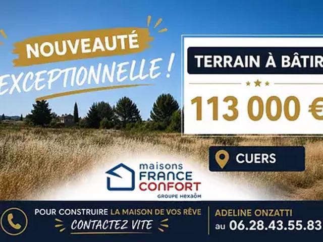 Cuers 83390 Programme neuf terrain neuf à vendre
