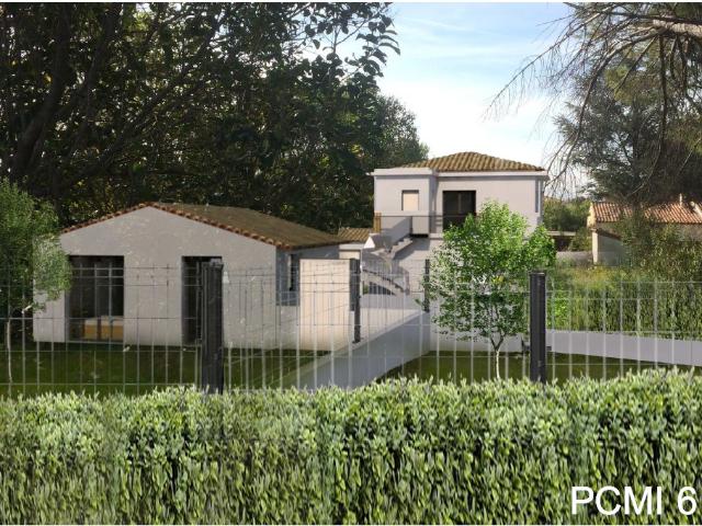 CUERS, VILLA T2 DE 2025 AVEC JARDIN ET DEUX STATIONNEMENTS