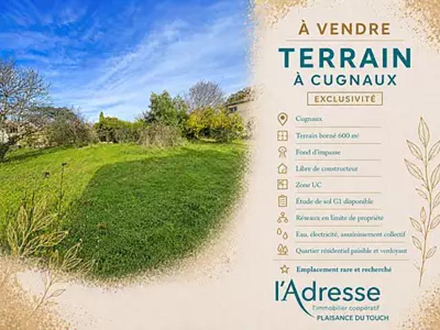 Cugnaux 31270 Achat / Vente terrain