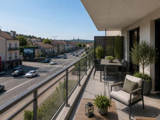 CUISINE + FRAIS DE NOTAIRE OFFERTS BEL APPARTEMENT 4 PIÈCES AVEC BALCON À 5 MIN DE LA GARE