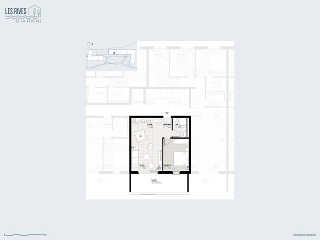Custom built apartment with 2.5 rooms on sale in Châtel St Denis 62 m² | dreamo. Ch