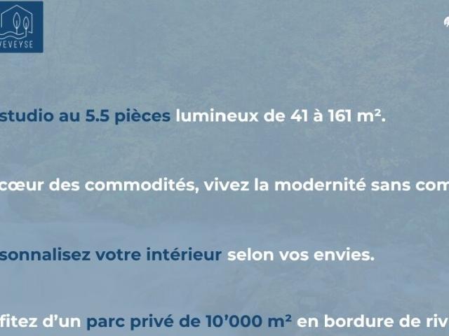 Custom built apartment with 4.5 rooms on sale in Châtel St Denis 106 m² | dreamo. Ch