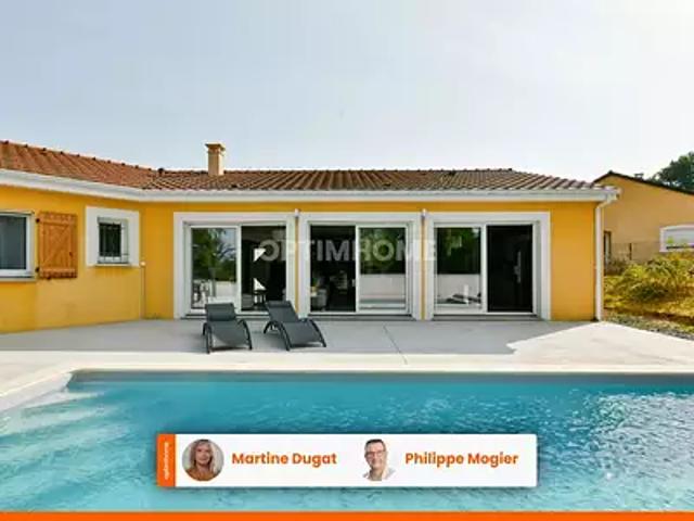 Cusset 03300 Achat / Vente maison 6 pièces t6 piscine terrasse