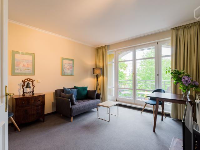 Cute & amazing home in Pankow with a sunny balcony