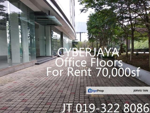 Cyberjaya Office BU70,000sf For Rent Ideal For Corporate Office