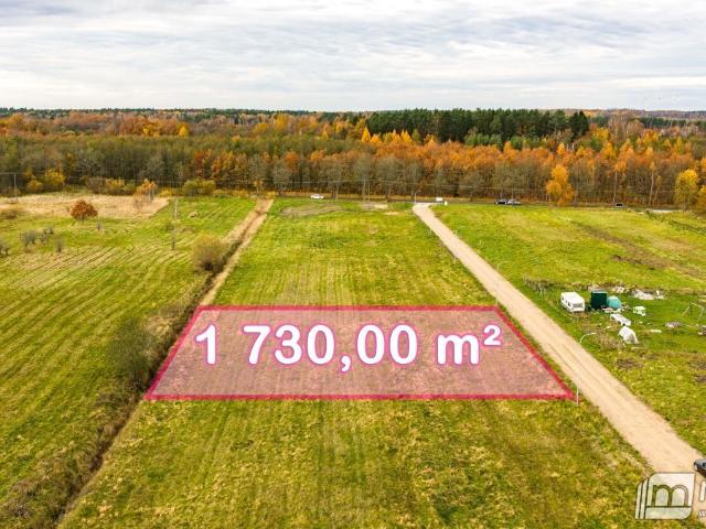 Działka 1730 m2 z dostępem do światłowodu i kanalizacji