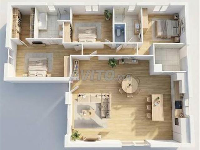 D appartement à mers al kheir