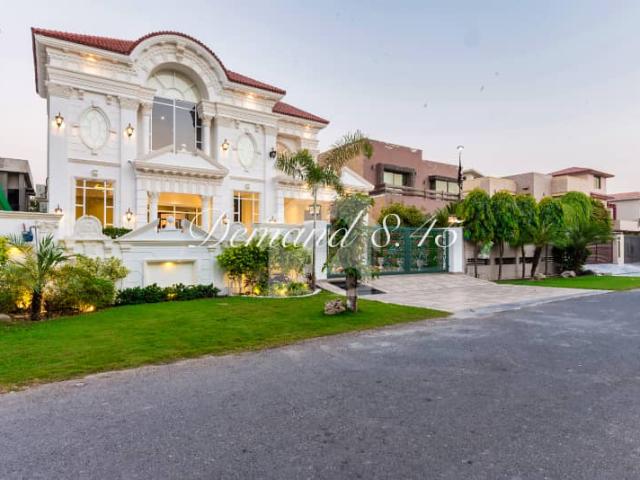 D H A Lahore 1 Kanal Brand New Faisal Rasool Design House With 100% Original Pics Available For Rent