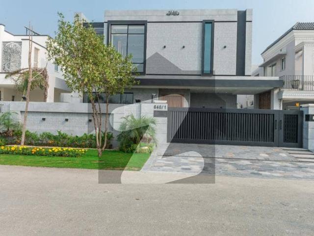 D H A Lahore 1 Kanal Brand New Mazher Munir Design House With 100% Original Pictures Available For Rent