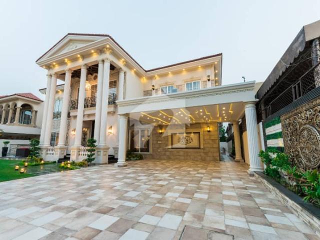 D H A Lahore 2 Kanal Brand New Faisal Rasool Design House Fully Basement And Fully Furnished With Swimming Pool And Cinema With 100% Original Pictures
