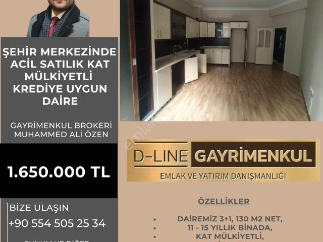 D lıne Gayrimenkulden Acil Gez Mahallesinde Satılık 3+1 Daire