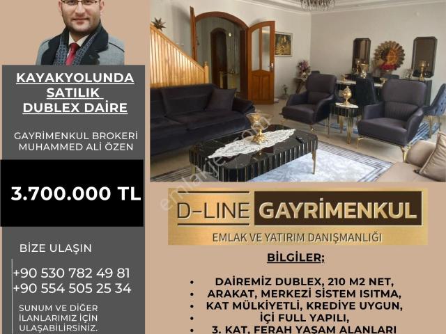 D lıne Gayrimenkul'den Kayakyolunda 3+1 Merkezi Sistem Arakat Satılık Daire