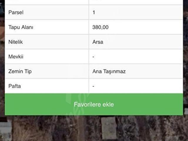 DAĞBELİNDE 380M2 KÖŞE PARSEL VİLLALIK ARSA