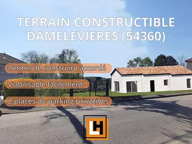 Damelevières 54360 Achat / Vente terrain