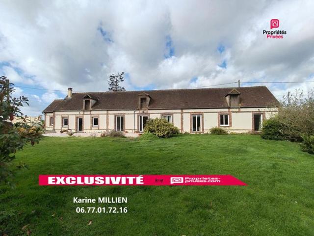 DAMPIERRE SUR AVRE 28350 Maison individuelle de style longère rénovée Plain pied 4 chambres Dépendances Terrain 260 000 HAI
