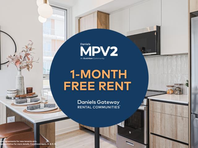 Daniels MPV2 East 14 A Apartment for Rent