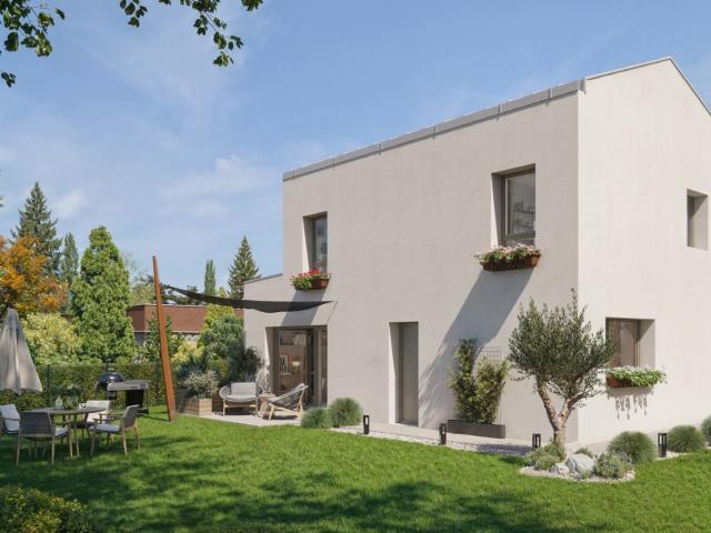 Dans un cadre de vie paisible et verdoyant, découvez cette résidence offrant des appartements allant du T2 au T4 4 pièces, 82 m²