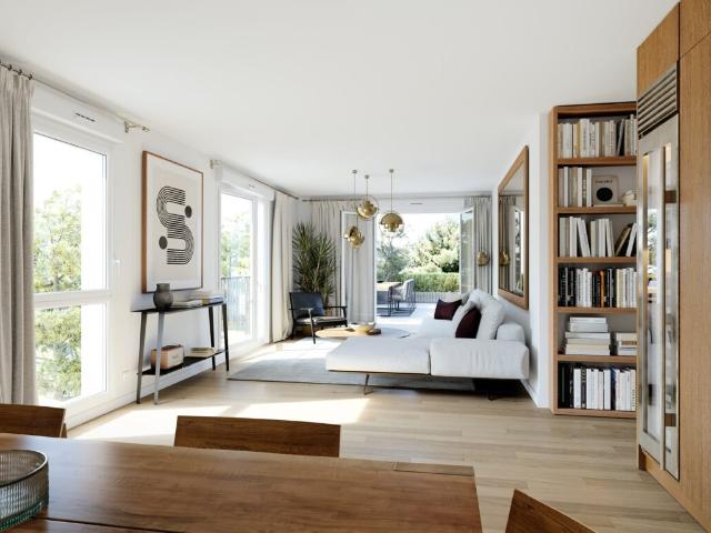Dans un cadre recherché, laissez vous séduire par cette résidence offrant des appartements du studio au T3 3 pièces, 66 m²