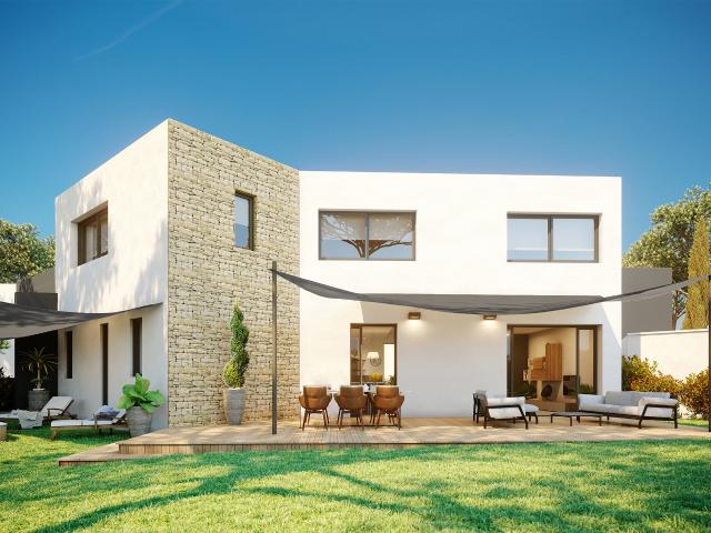 Dans un domaine paysagé au coeur du centre ville un ensemble de villas T4 haut de gamme 4 pièces, 124 m²