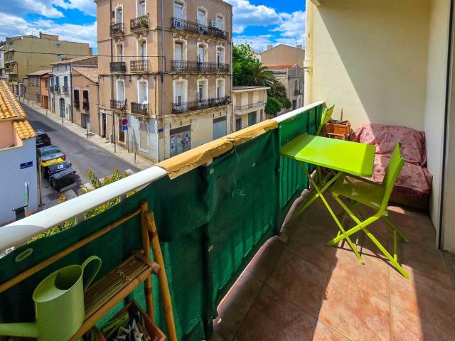 Dans une petite copropriété bien entretenue, découvrez cet a. 64m² Sète