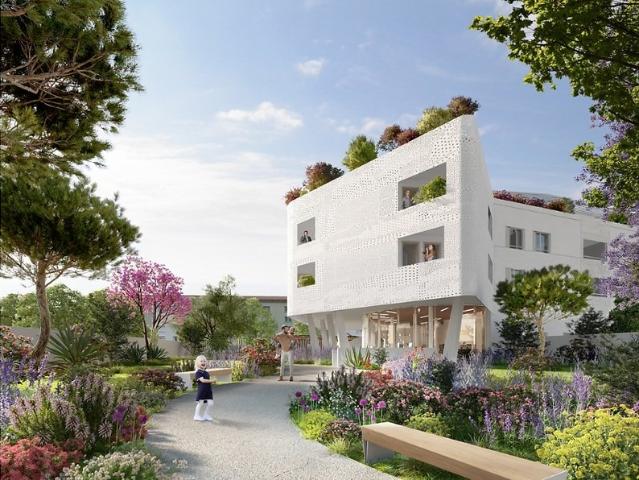 Dans une résidence à l'architecture audacieuse à quelques minutes du centre ville des appartements T2 au T4 2 pièces, 45 m²