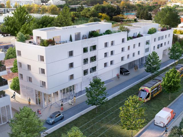 Dans une résidence à l'architecture audacieuse à quelques minutes du centre ville des appartements T2 au T4 3 pièces, 62 m²